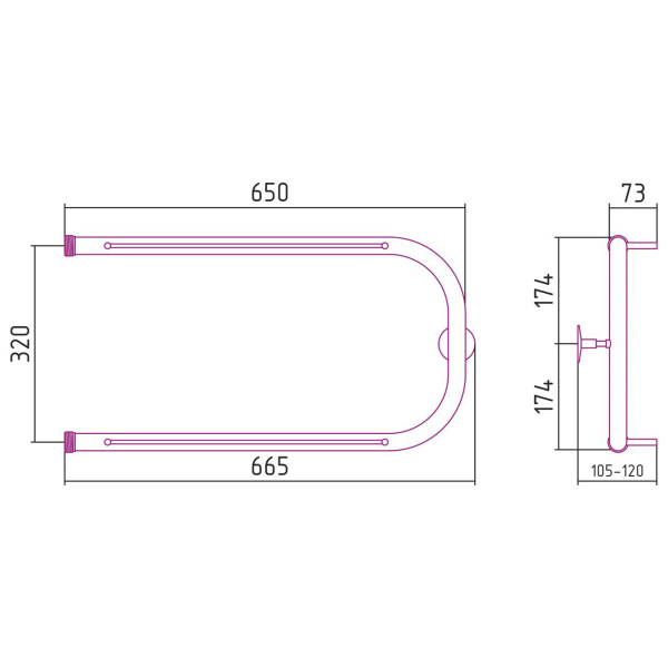 Схема (детальная фотография), хром