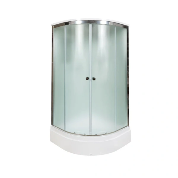 Душевая кабина Deto D 90x90 см с крышей D279S (детальная фотография), со средним поддоном