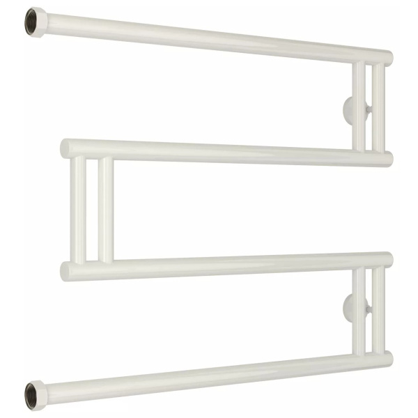 Полотенцесушитель водяной Сунержа High-Tech model M 65x50 см из нержавеющей стали, белый 12-0050-5065 (детальная фотография)