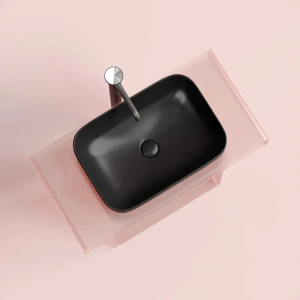 Раковина Ceramica Nova Element 50 см черная матовая CN6055MB (детальная фотография), черные