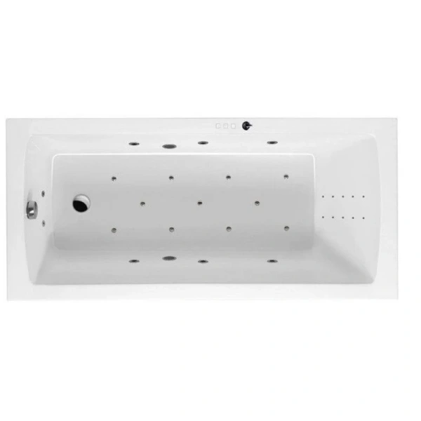 Ванна гидромассажная Excellent Aquaria Ultra Nano 160 x 70 см, белый/хром, WAEX.AQU16.ULTRANANO.CR (детальная фотография)