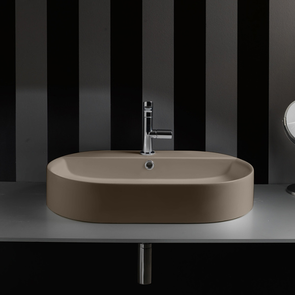 Раковина Kerasan Ciotola 65 см Nocciola 028581 Nocciola *1 (детальная фотография), современные, hi-tech