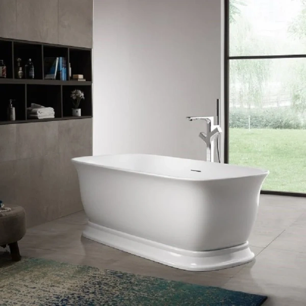 Ванна акриловая BelBagno 170х80 см отдельностоящая BB400-1700-800 (детальная фотография), 170x80 см