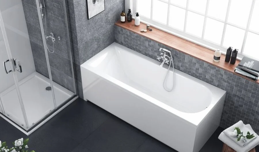 Ванна акриловая Excellent Aurum 180 x 80 см, белая, WAEX.AUR18WH (детальная фотография), современныe, hi-tech