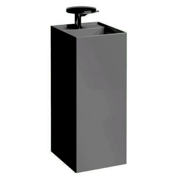 Раковина напольная Laufen Kartell 37 см черная 8.1133.1.020.111.1 (детальная фотография)