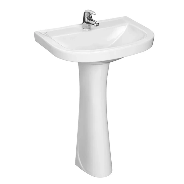 Раковина Santeri Pro 56 см подвесная 1.3115.5.S00.10B.0 (детальная фотография), 55 см