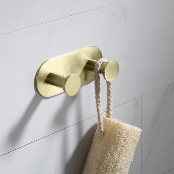 Крючок для ванной Timo Saona золото матовое 13014/17 (детальная фотография), современные, hi-tech