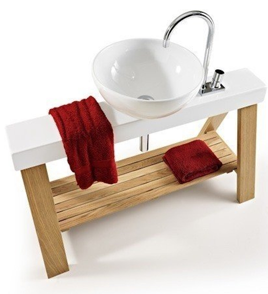 Мебель для ванной ArtCeram One Shot Il Cavalletto 120 OSL002 (детальная фотография), 120 см