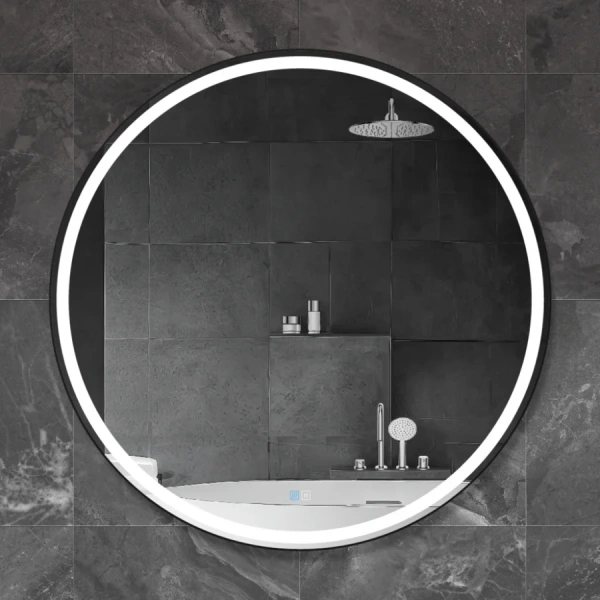 Зеркало с подсветкой Cezares Cadro 100 см круглое CZR-SPC-CADRO-1000-LED-TCH-WARM (детальная фотография), 100 см