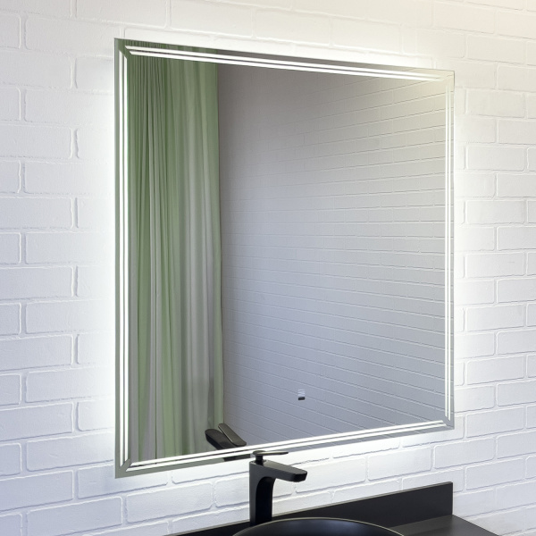 Зеркало с подсветкой Comforty Джанкой 90 см с функцией антизапотевания 00-00014155CF (детальная фотография)