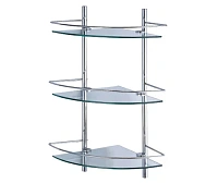 Полочка для ванной WasserKRAFT хром