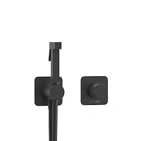 Гигиенический душ со смесителем WasserKRAFT Fulda черный