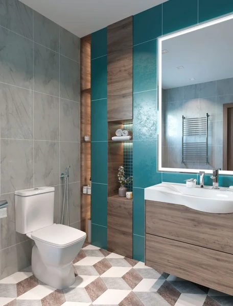 Унитаз компакт Santek Нео с крышкой дюропласт 1WH302418 (детальная фотография), напольные index_1