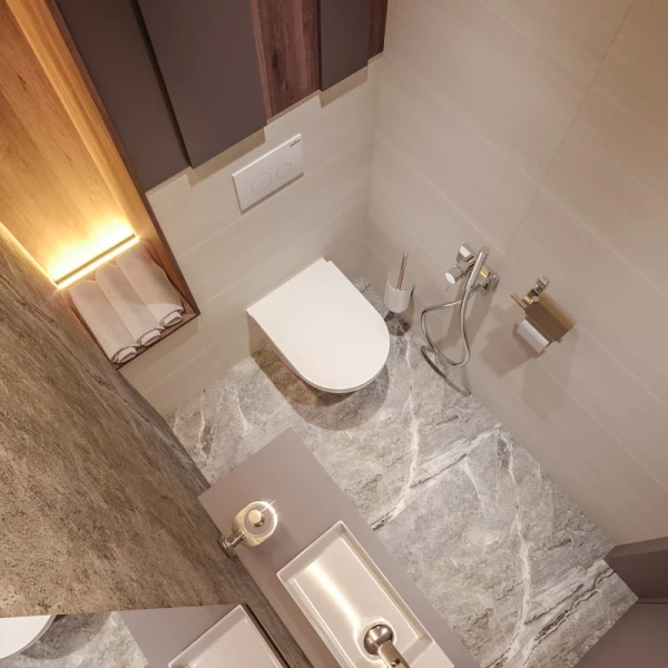 Унитаз подвесной Lavinia Boho Biore с сиденьем микролифт 3304003R (детальная фотография), с горизонтальным, прямым выпуском, с прямым выпуском index_1