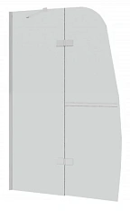 Шторка для ванны Grossman 100х150 см распашная