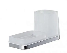 Стакан для ванной и мыльница Colombo Time настенная