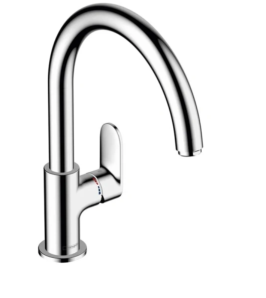Смеситель для кухни Hansgrohe Vernis Blend M35 с поворотным изливом, хром 71870000 (детальная фотография)