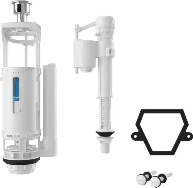 Арматура для унитаза IDDIS нижний подвод F012400-02K (детальная фотография)