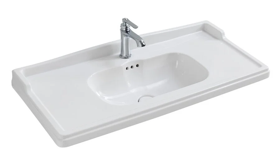 Раковина мебельная Cezares 80 см белая CZR-ELT-80-LVB (детальная фотография)