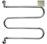 Полотенцесушитель водяной полированный никель Margaroli Vento