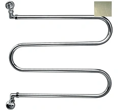 Полотенцесушитель водяной полированный никель Margaroli Vento