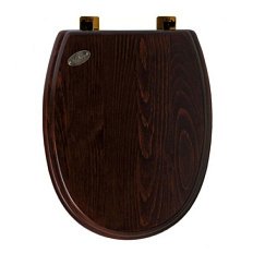 Крышка-сидение Simas Arcade орех, петли бронза