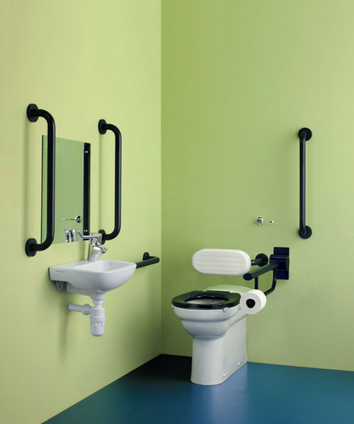 Поручень для ванной Ideal Standard Contour темно-синий S636036 (детальная фотография), металлические