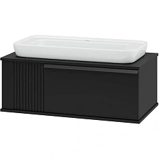 Тумба под раковину подвесная Brevita Savoy 90 см черная