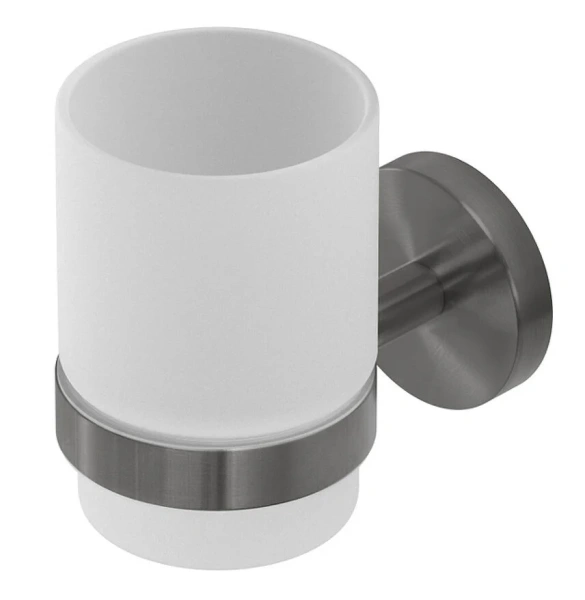 Стакан для ванной Cezares Relax оружейная сталь RELAX-TUMS-GM (детальная фотография)