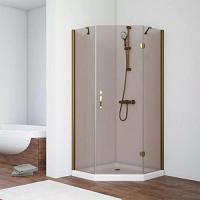 Душевой уголок профиль бронза стекло бронза Vegas-glass