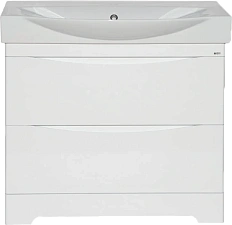 Тумба под раковину напольная Misty Элвис 85 см белая