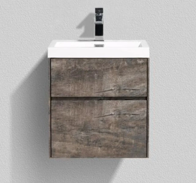 Тумба под раковину подвесная BelBagno Pietra Mini 50 см stone PIETRA MINI-500AS-2C-SO-PT (детальная фотография)
