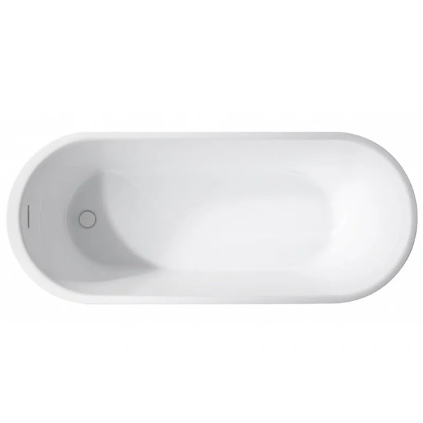 Акриловая ванна Abber 150х70 см белая AB9341-1.5 (детальная фотография), 150x70 см