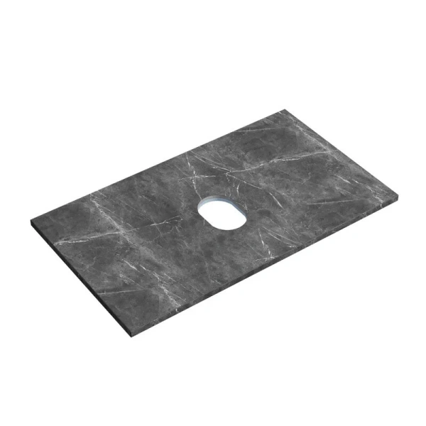 Столешница Sancos 80 см без отверстия под смеситель black sky TT80A1 (детальная фотография)