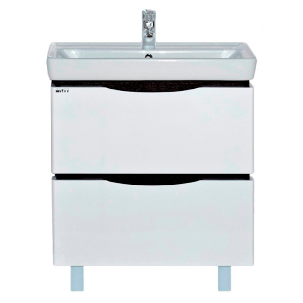 Тумба для раковины, цвет белый/чёрный, Misty Венера П-ВНР01080-252Я (детальная фотография)