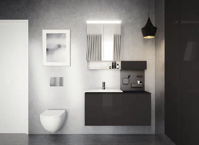 Унитаз подвесной Geberit Acanto безободковый 500.600.01.2 (детальная фотография), современные, hi-tech, круглые