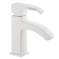 Смеситель для раковины белый матовый Emmevi Niagara