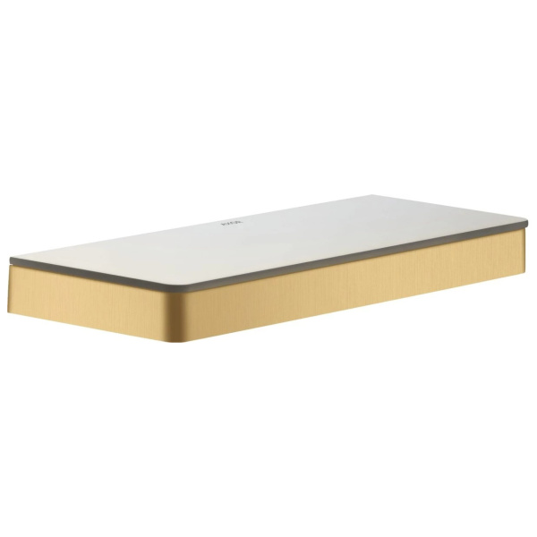 Полка для ванной Axor Universal Accessories матовое золото/стекло матовое 42838250 (детальная фотография)