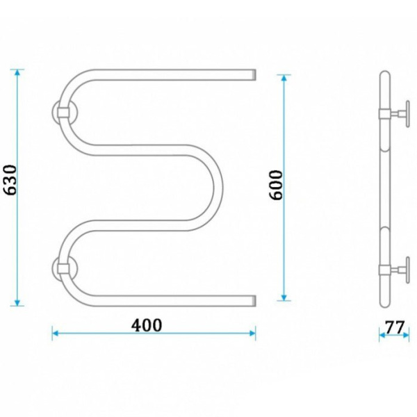 Схема (детальная фотография), хром