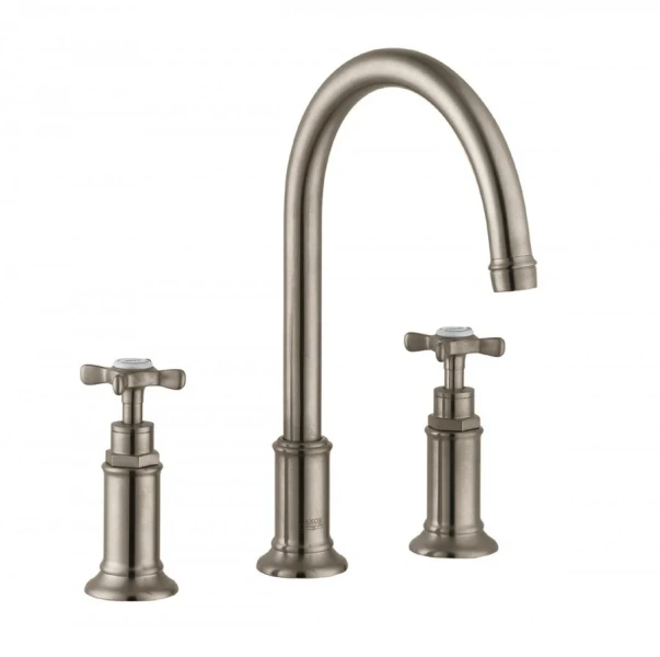 Смеситель для раковины шлифованный никель Axor Montreux 16513820 (детальная фотография)