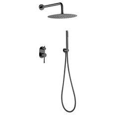 Душевой комплект Boheme Uno с внутренней частью shine gun metal