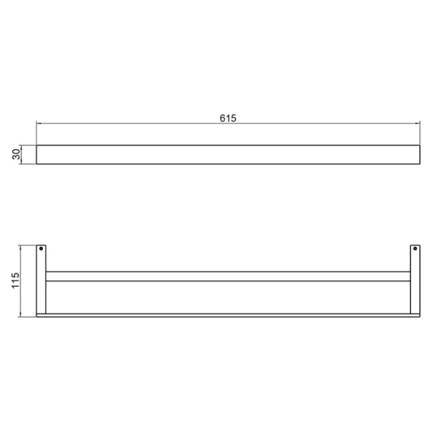 Полотенцедержатель Timo Petruma золото матовое 15256/17 (детальная фотография), современные, hi-tech