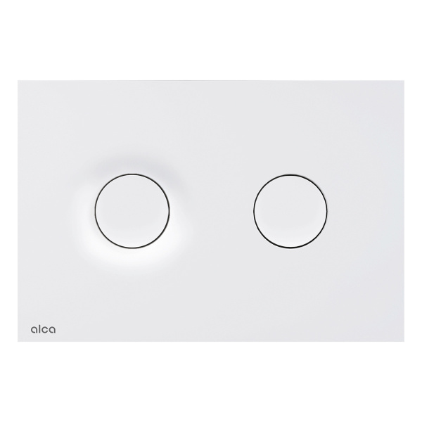 Клавиша смыва Alcaplast белая матовая M1976 (детальная фотография)