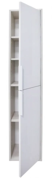 Шкаф-пенал подвесной Акватон Рико 30 см белый/ясень фабрик 1A216603RIB90 (детальная фотография)