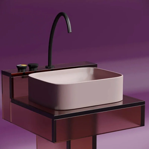 Раковина Ceramica Nova Element 50 см розовая CN6052MP (детальная фотография) index_1