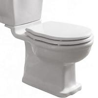 Чаша для унитаза-компакта BelBagno Boheme белая