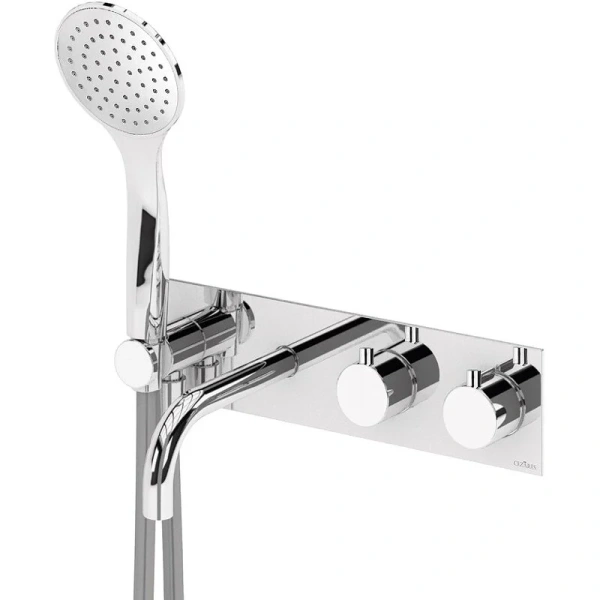 Смеситель для ванны Cezares хром CZR-B-VDM2-T-01 (детальная фотография)