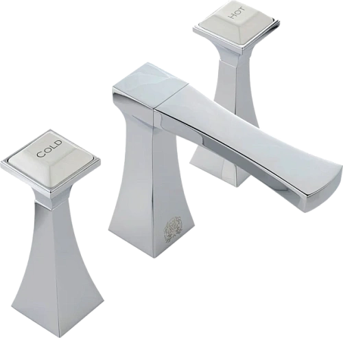 Смеситель для раковины Migliore Opera хром/белый - фото 1