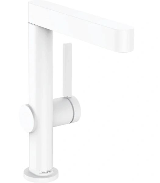 Смеситель для раковины Hansgrohe Finoris белый матовый 76060700 (детальная фотография)