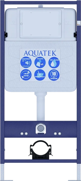 Унитаз с инсталляцией Акватек Либра New с тонким сиденьем SET AQUATEK ЛИБРА N cm (детальная фотография) index_2